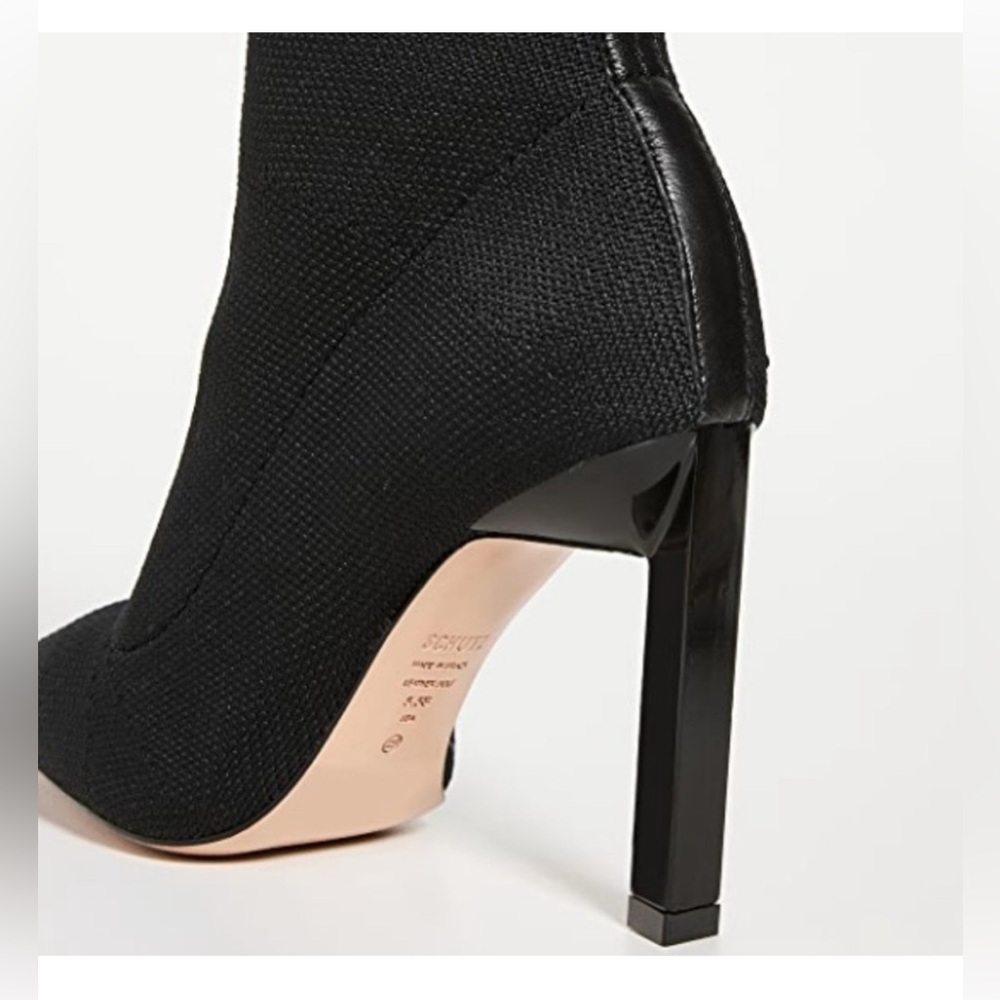 NEW SCHUTZ Women's Ammie Boots, Black Size 7.5 Heels - Picture 3 of 6